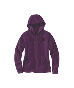 CARHARTT CLARKSBURG PULL SWEATSHIRT EGGPLANT